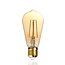 PURPL LED Filament Bulb| E27 | Edison ST64 | 6W dæmpbar ekstra varm hvid - erstatter 60W