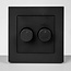 ION INDUSTRIES ION | DUO Dimmer Dækplade | Matt Black