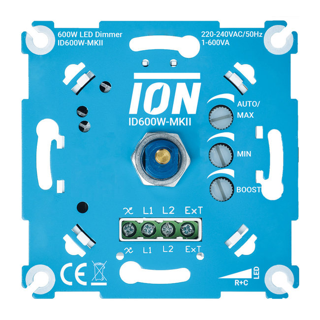 ION INDUSTRIES ION | LED Dimmer Indbygget | 0.3-600W