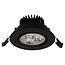 PURPL LED Downlight Black 3W Ø85mm 4000K Bright white justerbar