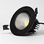 PURPL LED Downlight Black 5W Ø85mm 6000K Kold hvid tilbar