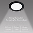 MiBoxer/Mi-Light LED Downlight - ø180mm - RGB+CCT - 12W - Rund - IP44 - Sort - FUT066B