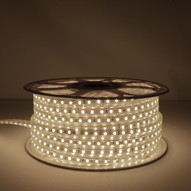 PURPL LED Strip 50m 120 LED'er p/m 220V 4000K lys hvid