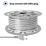 PURPL LED Strip 50m 120 LED'er p/m 220V 6000K kold hvid