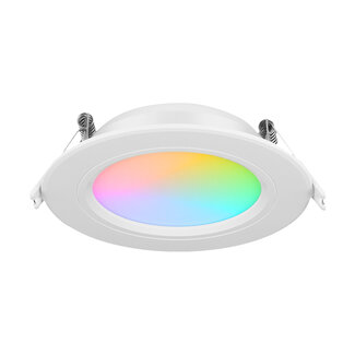 MiBoxer/Mi-Light LED Downlight - ø120mm - RGB+CCT - 6W - Rund - IP44 - FUT068