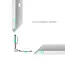 PURPL LED Panel - 60x60 - Monteringsramme Hvid -  Click Connect