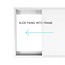 PURPL LED Panel - 60x60 - Monteringsramme Hvid -  Click Connect