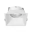 PURPL LED GU10 armatur 'Brooklyn' White Square Vippbar inkl. lampeholder