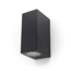 PURPL LED GU10 Up & Down Væglampe Square Sort/Hvid