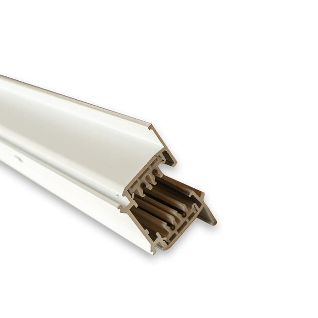 Powergear Track Rail 1.5m - 4-wire - Indbygget - hvid