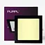 PURPL LED Downlight - 225mm - 3000K Varme Hvid - 18W - Firkant - Indbygget - Sort