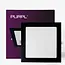 PURPL LED Downlight - 225mm - 3000K Varme Hvid - 18W - Firkant - Indbygget - Sort