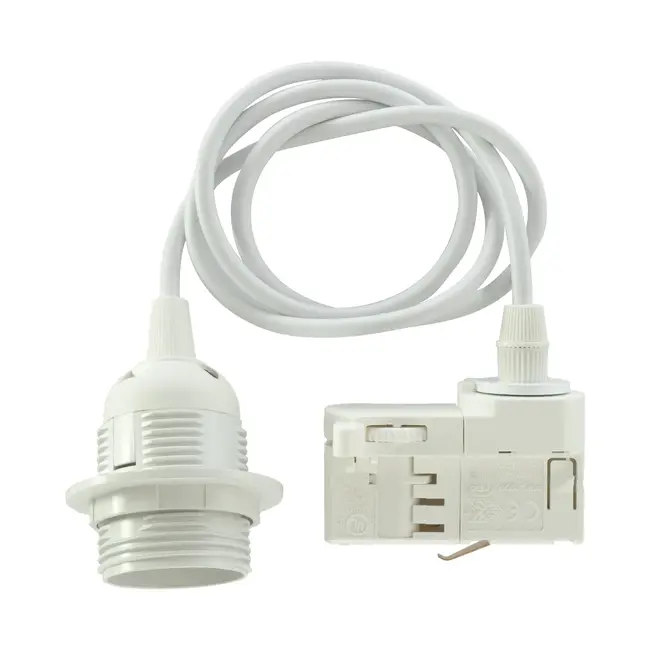 PURPL Powergear LED Track belysning E27 Fitting med ledning Hvid