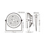 MiBoxer/Mi-Light havelampe | 15W | RGB+CCT | IP66 | Sort | FUTC03