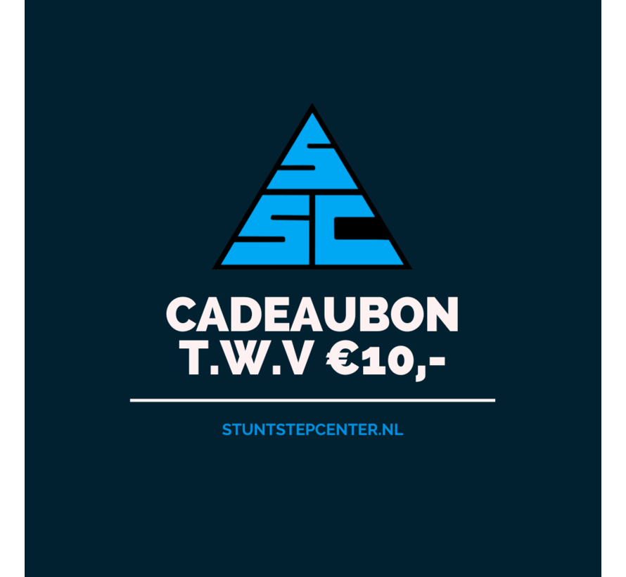 Stuntstep Center Cadeaubon €10,-