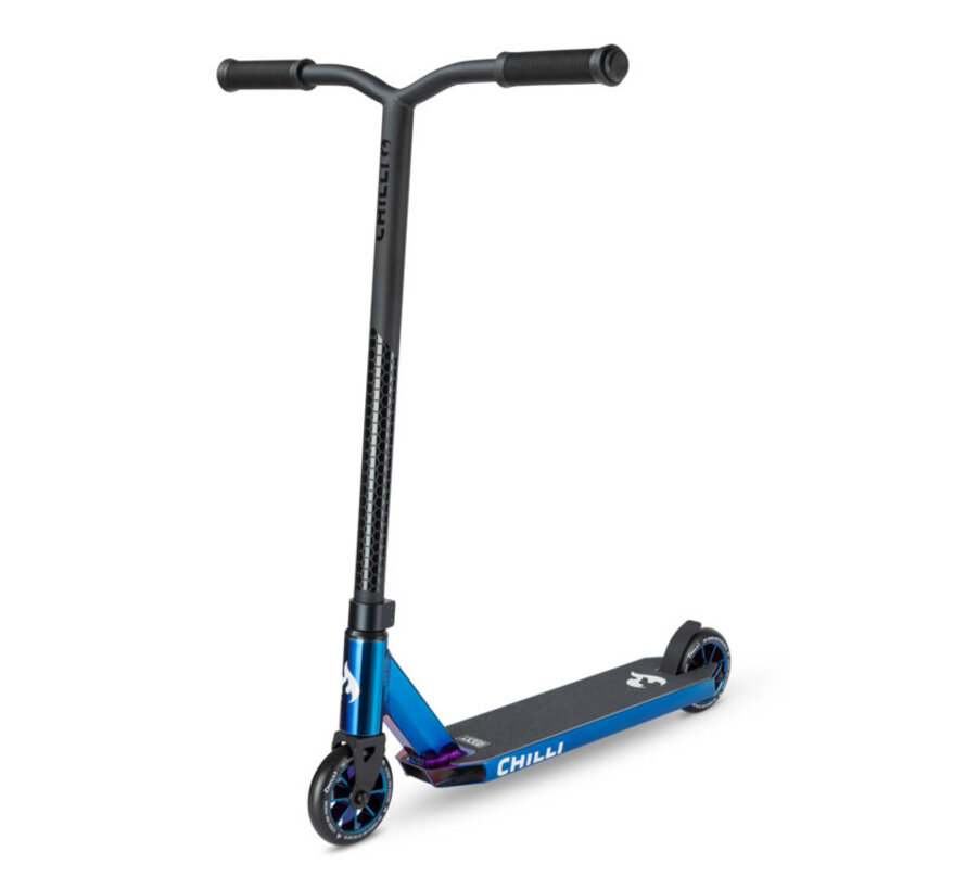 Rocky V2 Stuntstep Stuntstep Complete Blue Chrome
