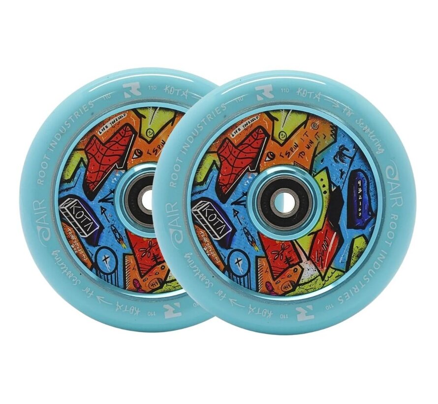 Air KOTA Stuntstep Wielen 2-Pack