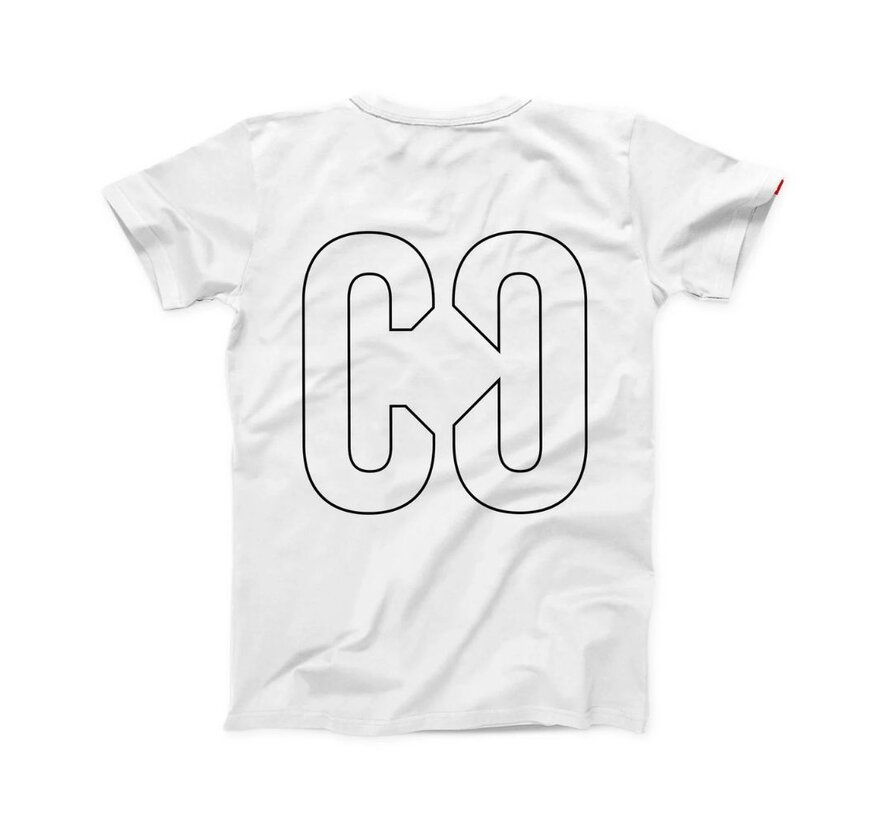 Hollow Icon Oversized T-Shirt Wit