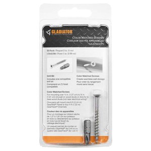 Gladiator® Kleurschroeven (lichtgrijs met kruiskop)