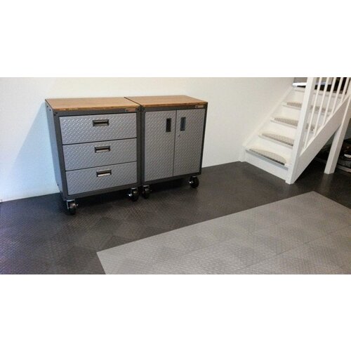 Gladiator® GarageWorks werkbank en kasten in de gaafste garage van Het Groene Hart