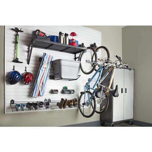 Fiets ophangen met behulp van ons innovatieve klauw-systeem, haken of steunen