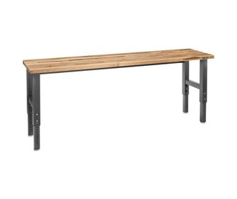 Gladiator® Lange Werkbank (244cm) variabele werkhoogte | Garageworks.nl