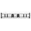 Gladiator® GarageWorks Kapstok GearTrack® Pack | Met 2 lepelhaken en 4 j-haken