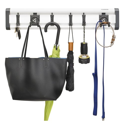 Gladiator® Kapstok GearTrack® Pack | Met 2 lepelhaken en 4 j-haken