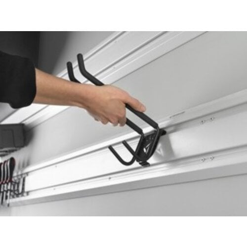 GearTrack® Muurkanalen als Basis van het  Garage Opbergsysteem