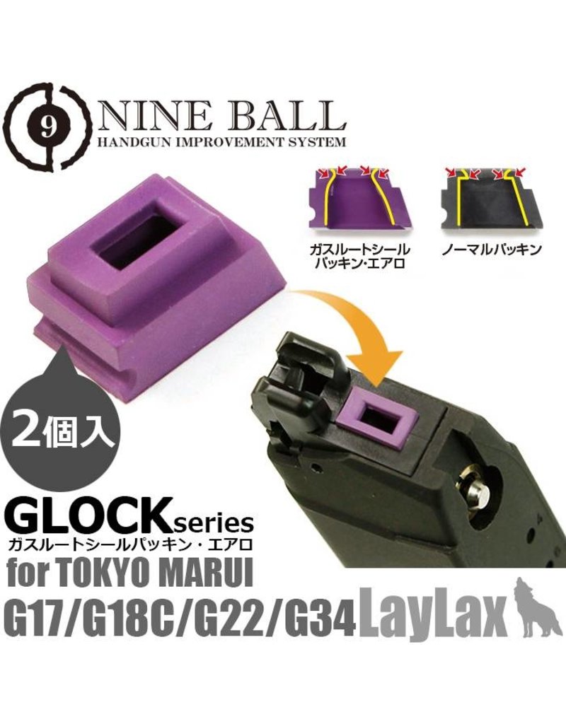 Nine Ball Glock Series Magazine Gas Route Seal Aero Packing (2 PIECES)