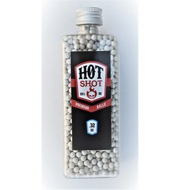 Hot Shot 0.32g 2750x  BIO White High Polished BBs (Big Bottle)