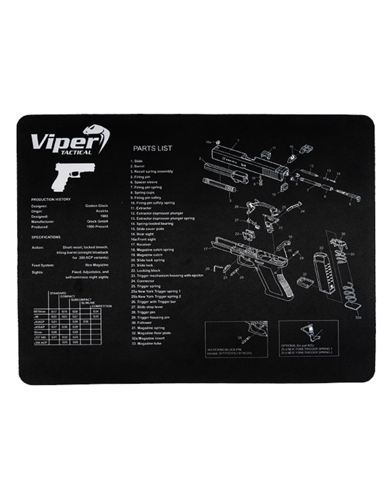Viper Gun Maintenance Mat - Glock