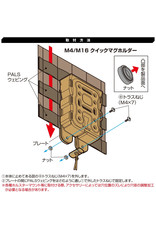 Laylax Battle Bite Style Quick M4/M16 Magazine Holster - MC