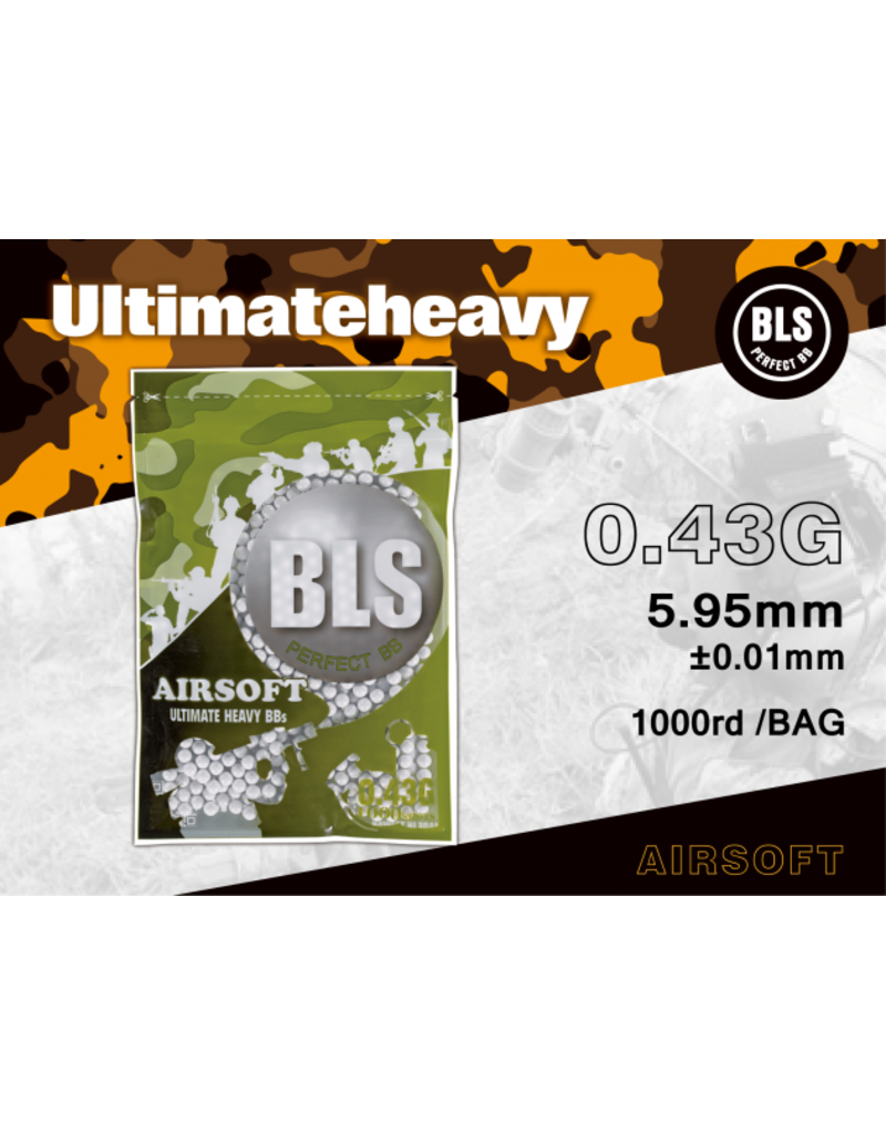 BLS 0,43 BIO Ultimate Heavy BBs 1000rds