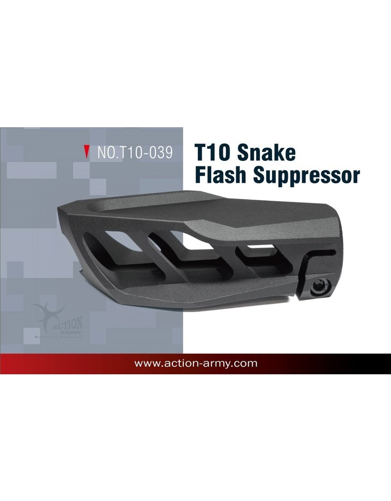 Action Army Snake flash suppressor 14MM CCW