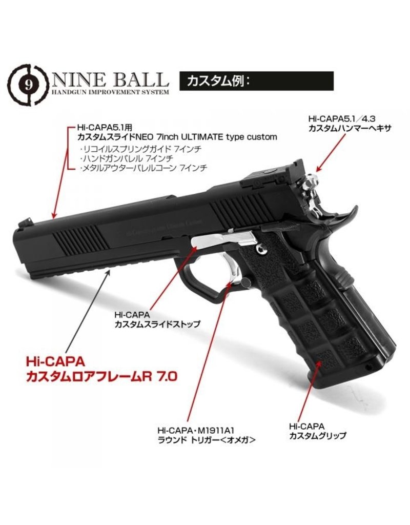 Nine Ball TM HI-CAPA Custom Lower Frame R 7.0