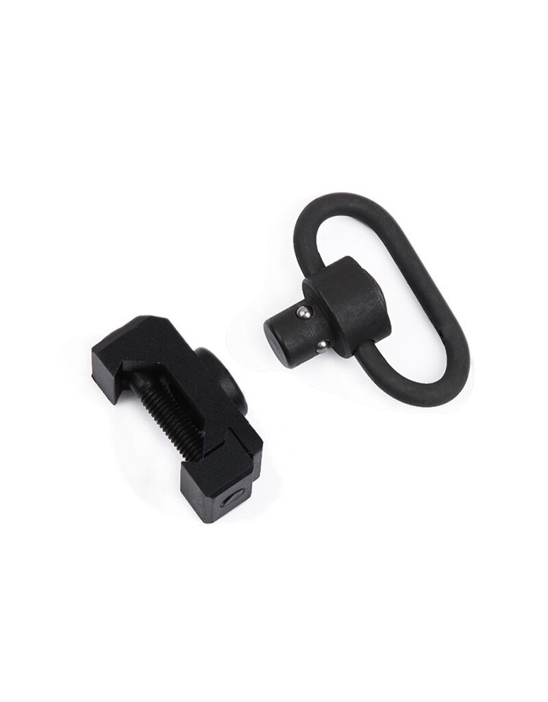 Metal RIS Thin Rail Mount QD Sling Swivel