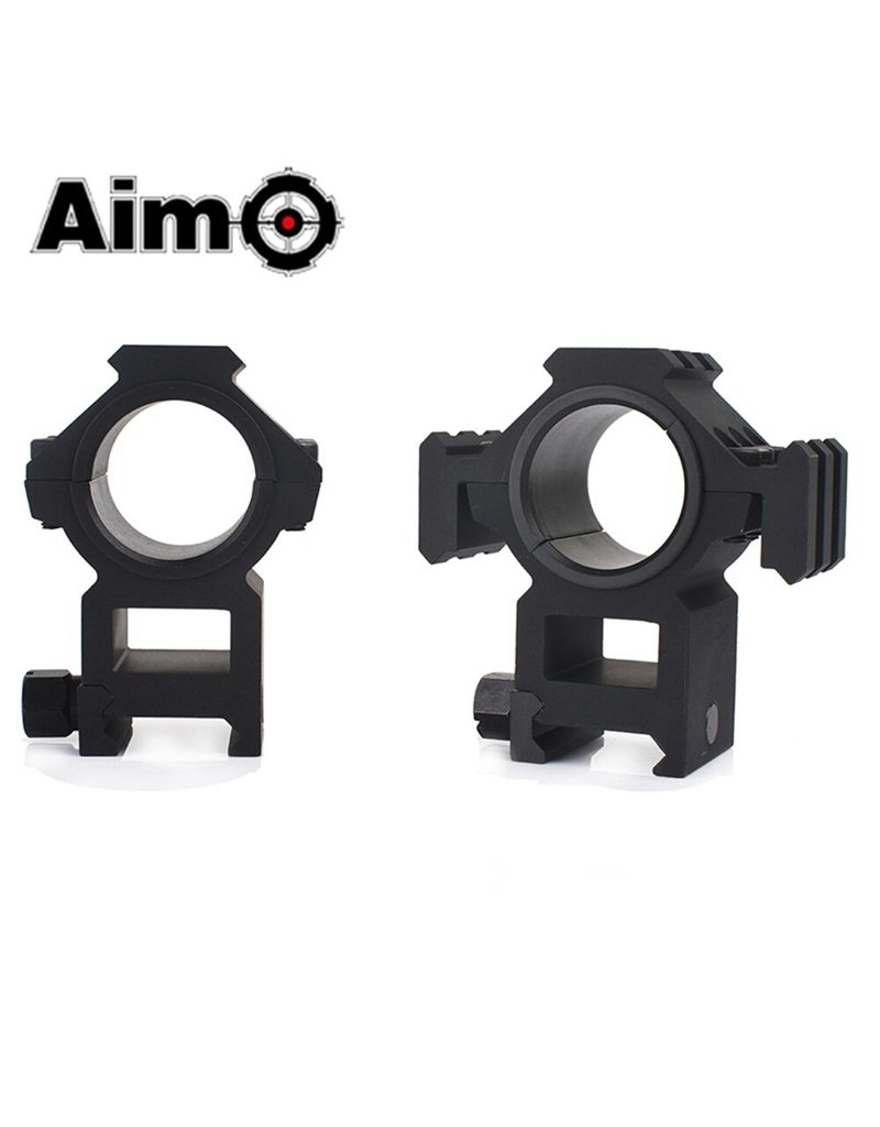 Aim-O Tri-Sided Rail 25.4-30mm Split Ring Mount