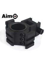 Aim-O Tri-Sided Rail 25.4-30mm Split Ring Mount