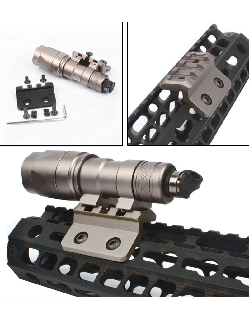 WADSN Offset Picatinny Rail Mount Dark Earth M-LOK / KeyMod