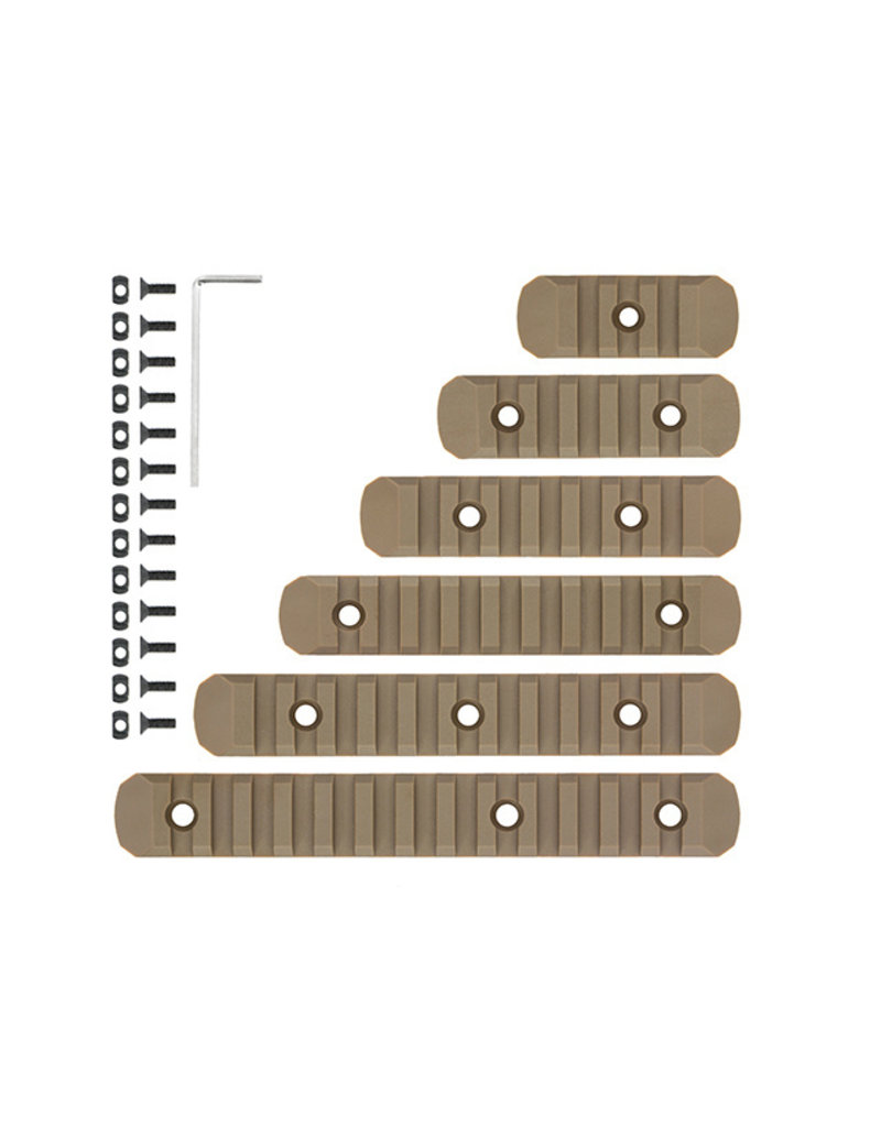 MP Polymer Rail Set Dark Earth M-LOK / KeyMod