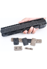 MP Type 2 M-LOK Rail Covers Black (12 pieces)