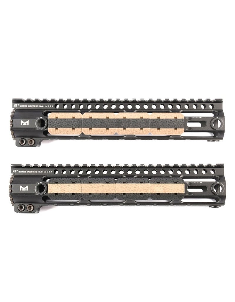 MP Type 2 M-LOK Rail Covers Black (12 pieces)