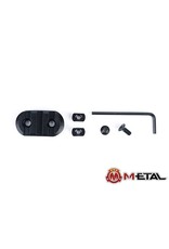 Metal 3-Slot M-LOK CNC Aluminum Rail rounded