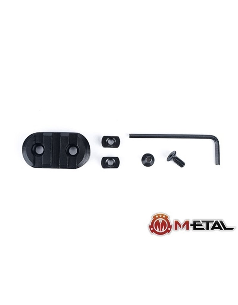 Metal 3-Slot M-LOK CNC Aluminum Rail rounded