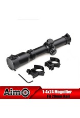 Aim-O 1-4x24 Tactical Scope Black