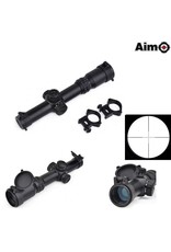 Aim-O 1-4x24SE Tactical Scope Black (red green reticle)