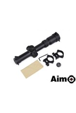 Aim-O 1-4x24SE Tactical Scope Black (red green reticle)