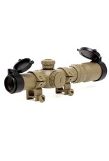 Aim-O 1-4x24SE Tactical Scope Dark Earth (red green reticle)