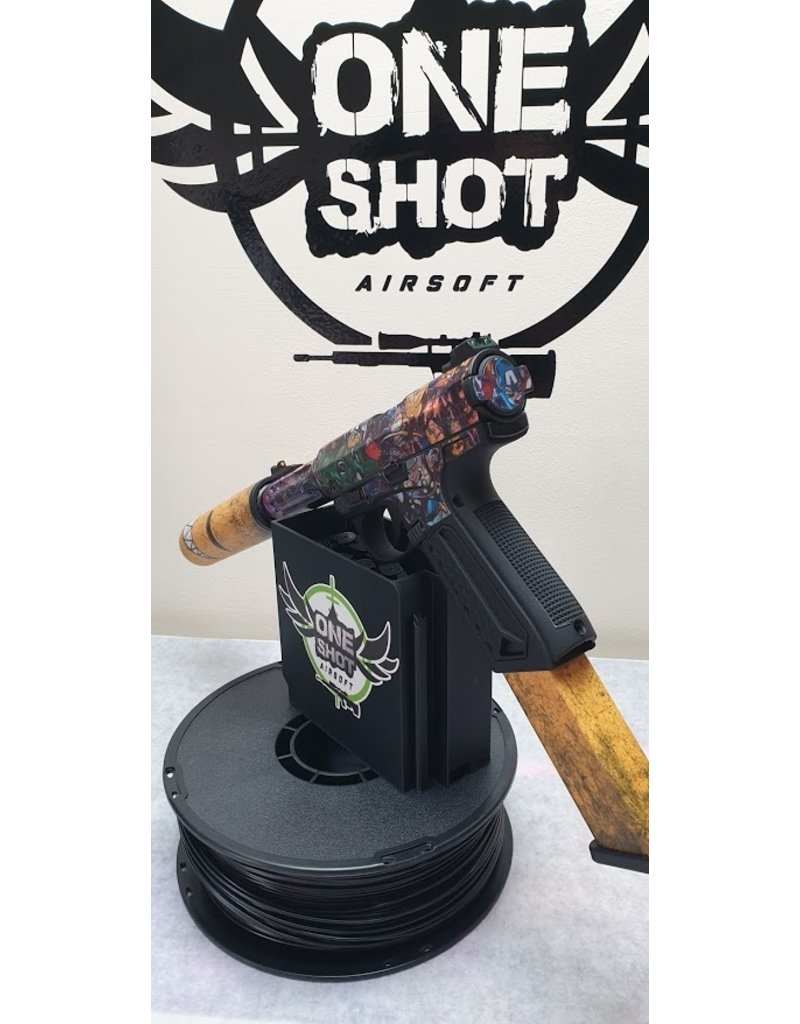 One Shot Airsoft Gun Skin action army AAP01 Comic Style